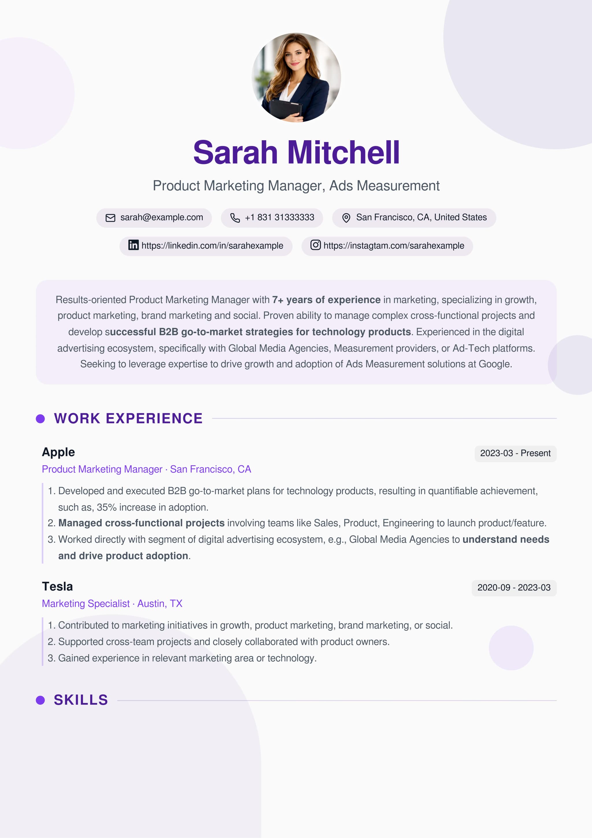 Resume Builder Interface Background